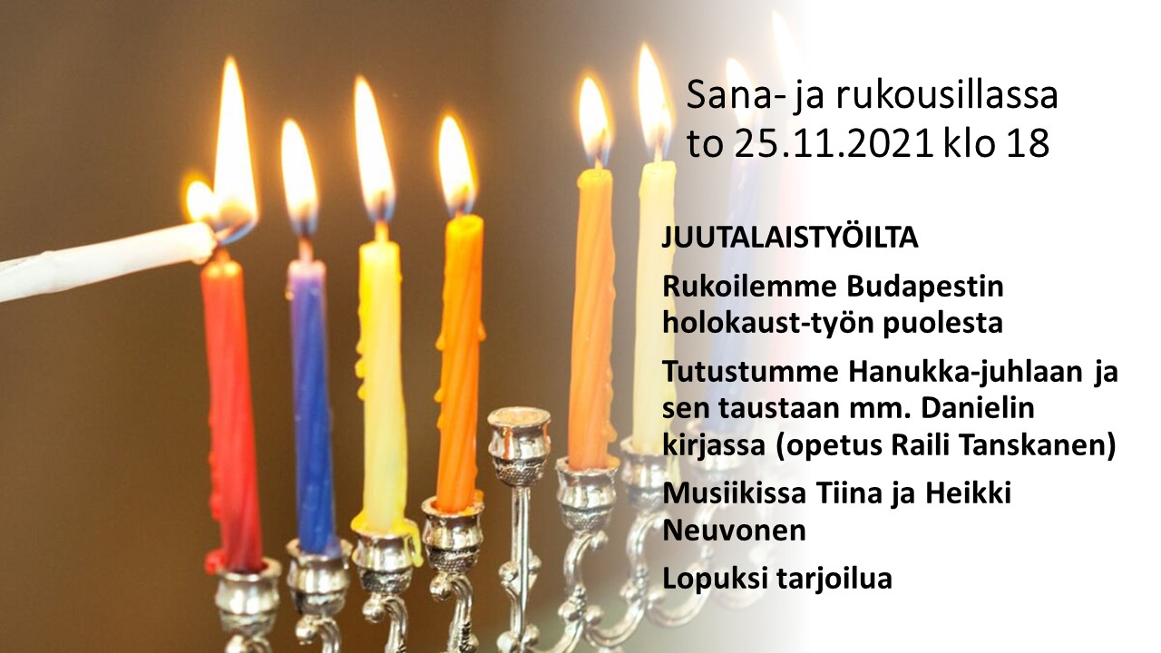 Sana & Rukous – juutalaistyöilta