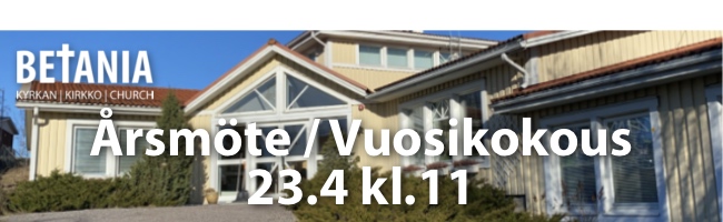 Årsmöte / vuosikokous
