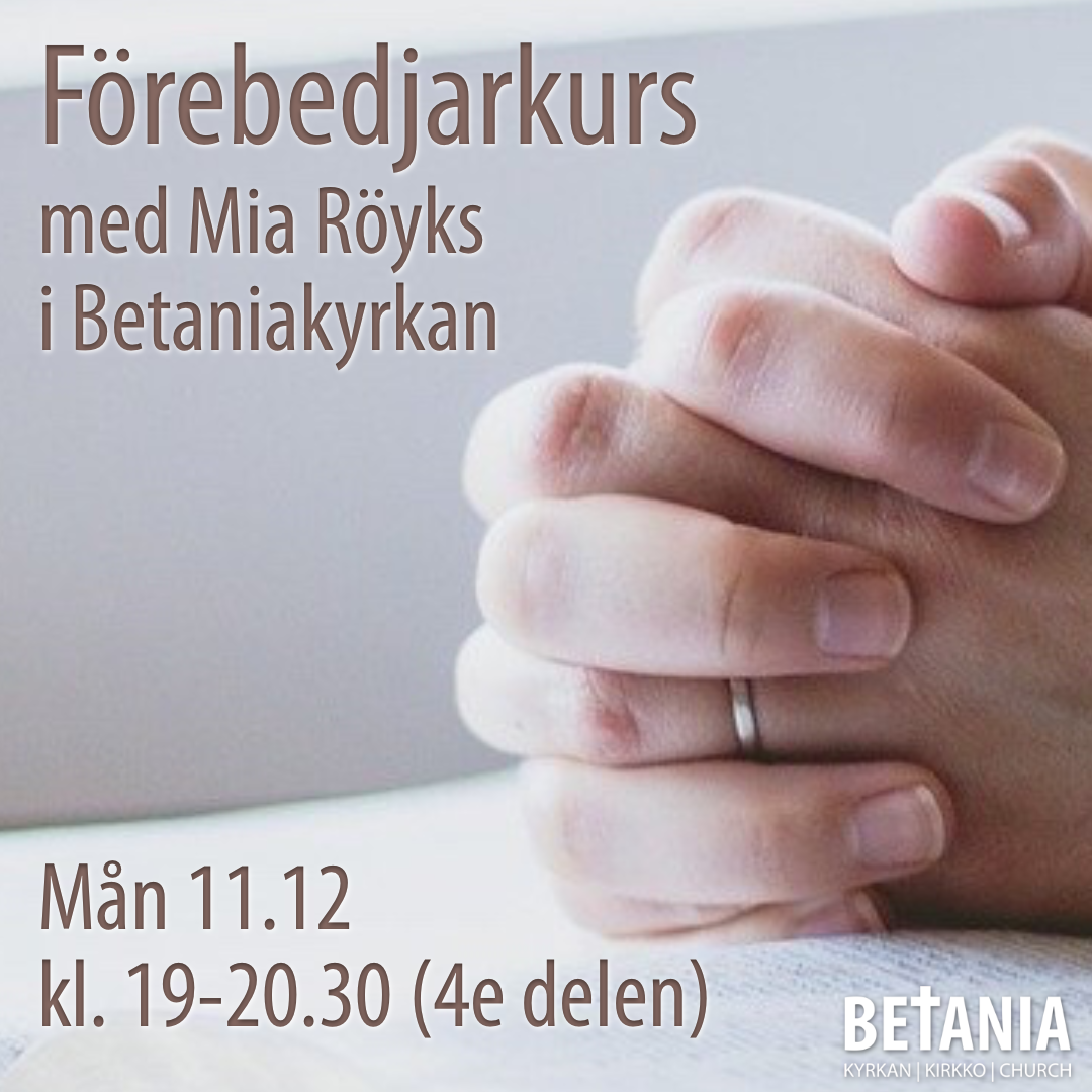 Förebedjarkurs hösten 2023