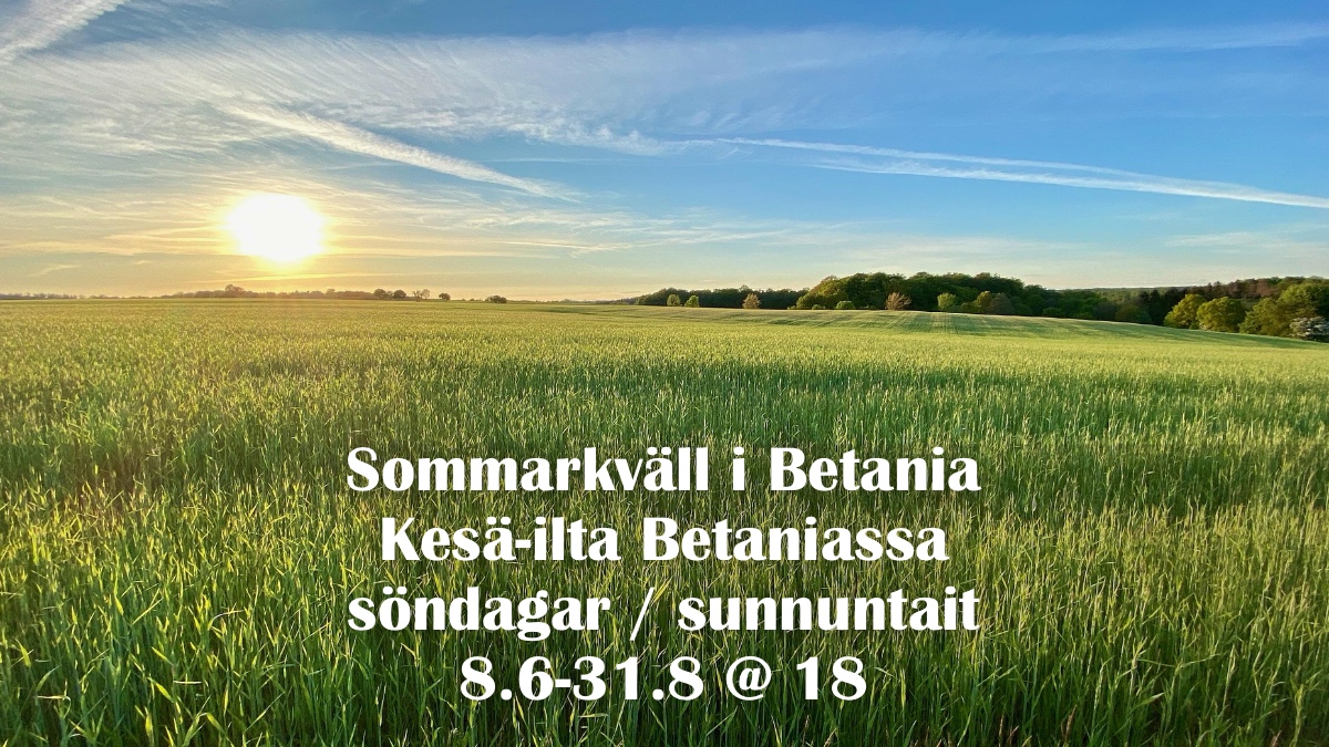 Sommarkväll i Betania