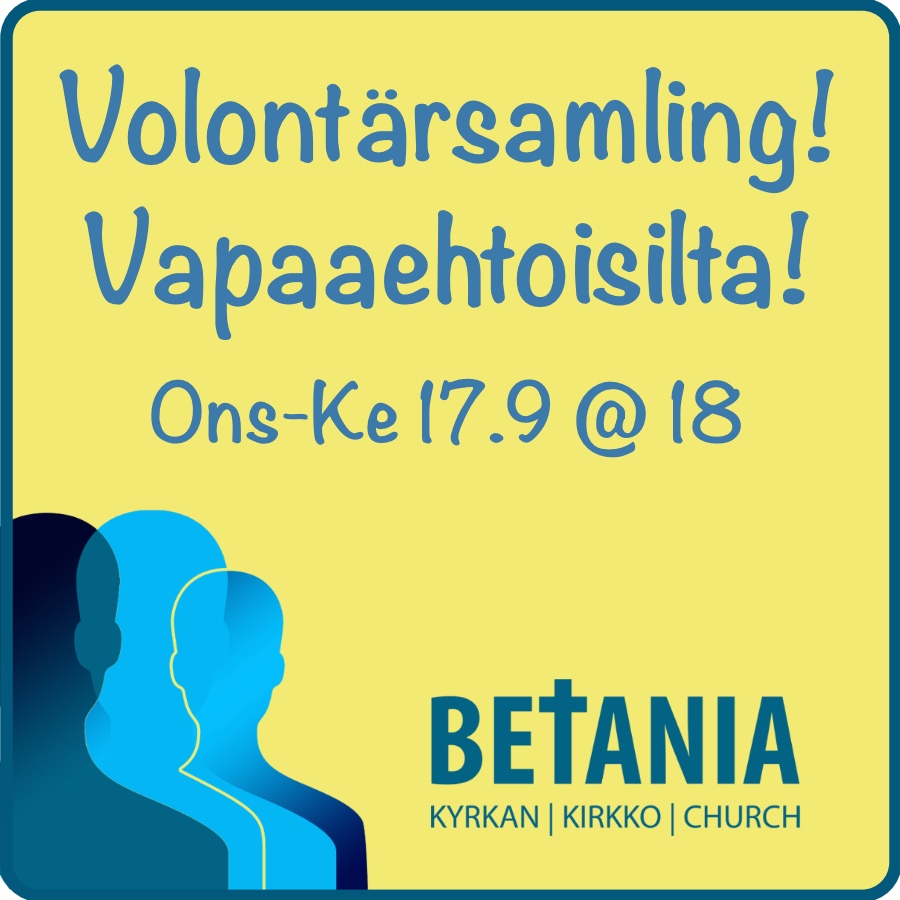 Medarbetarsamling 17.9 kl. 18